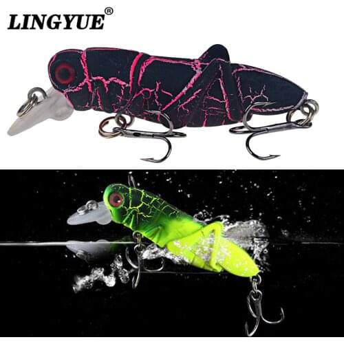 3.5g Grasshopper Insect Baits Fishing Lures Wobblers Crankbaits for Carp Fishing Lifelike Hard Plastic Baits Pesca Isca Bass