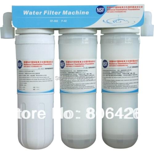 3 Stage Pre filter system with NSF standard to protect your water ionizer and guarrantee your drinking water