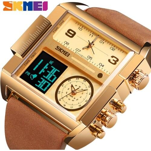 SKMEI Men Sports Watch 2020 Top Luxury Brand Military Watches Mens Quartz Analog Digital Watchs Mens Clock Relogio Masculino