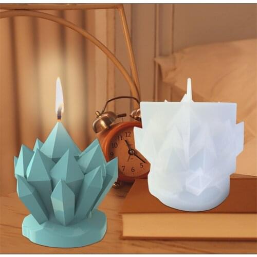 Flower Cluster Silicone Candle Mold DIY Aromatherapy Plaster Molds Resin Epoxy Mould Handmade Candle Making Home Decoration