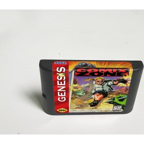 Comix Zone - 16 Bit MD Game Card for Sega Megadrive Genesis Video Game Console Cartridge