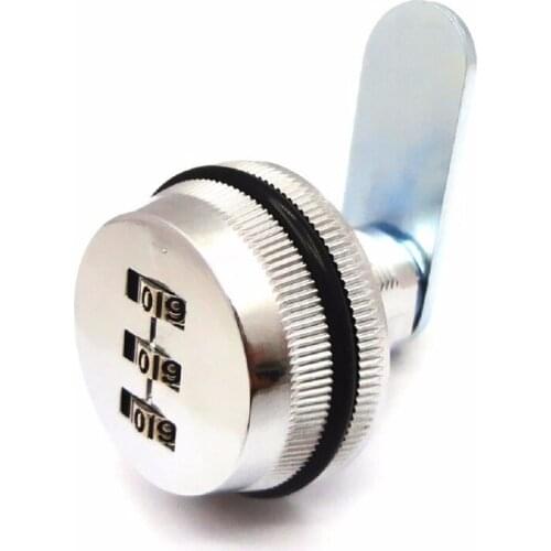 Password Locks Combination Cam Lock Keyless Post Mail Box Cabinet 3 Dial Zinc Alloy Password Locks Security Home Automation Cam