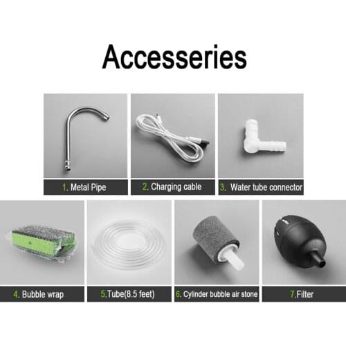 Oxygenated Aerator USB Fish Oxygen Pump Portable Outdoor Recharging for Pumping Water Absorber Machine Water Pump Fishing Tools