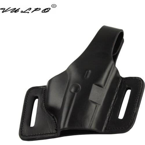 VULPO Tactical Pistol Leather Holster M9/92F Belt Holster For Gun Pistol M9/92F