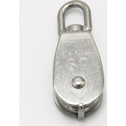 M15 M20 M32 Single, Swivel Lifting 0.3" Rope Pulley ,Roller Block Sheave, 0.03 Ton Timing Pulley