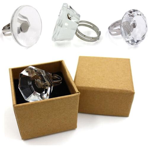 Reusable Eyelash Extension Glue Rings Graft False Eyelash Glue Holder Tattoo Pigment Ring Ink Cup Makeup Tools