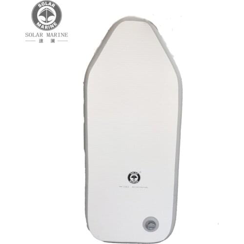 Solar Marine Single Person PVC Inflatable Boat Air Mat Floor Folding For Rowing Kayak Professional Luxury Canoe