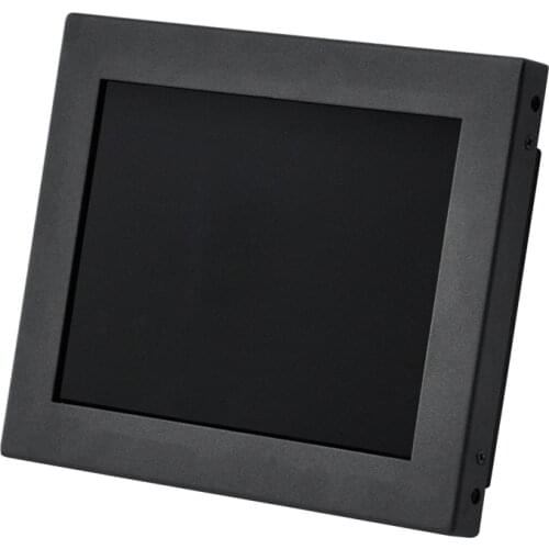OB080PTM2 - 8 Inch PCAP Touch Monitor, 3mm Tempered Glass Cover, Capacitive Touch 5 Points, 250cd/m2, VGA/DVI/HDMI, USB Touch
