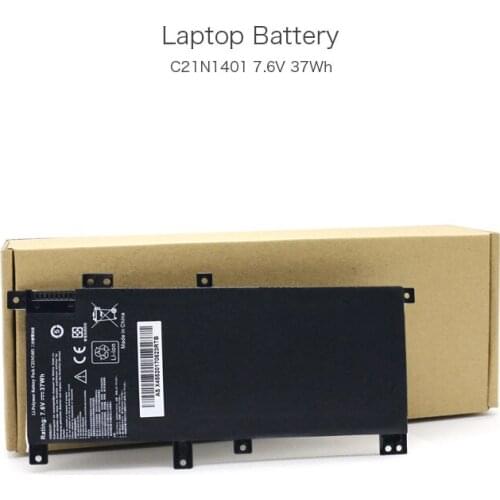 7.6V 37Wh C21N1401 C21PQCH Rechargeable Li-polymer Battery Pack for ASUS X455LA X455LA-4030U F455L R455LD Y483L Laptop