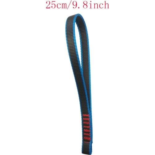 22KN Rock Climbing Caving Quickdraw Strap Replacement Sling Retainers Quick Draw String Replacement 25cm 17mm