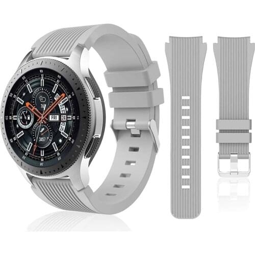 22mm Sport Band for Samsung Galaxy Watch 46mm Bands/Gear S3 Frontier Classic Strap/Galaxy Watch 3 45mm Soft Silicone Bracelet