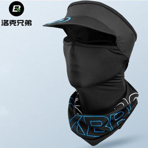 ROCKBROS Sunscreen Riding Mask Headgear Full Face Ice Silk Scarf Summer Unisex Face Towel Motorcycle Fishing Equipment