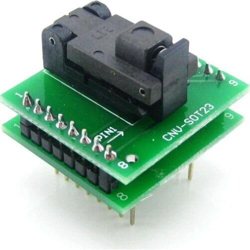 SOT6 TO DIP6 (B) Wells IC Programming Adapter Test & Burn-in Socket for for SOT6 SOT-23 Package 0.95mm Pitch