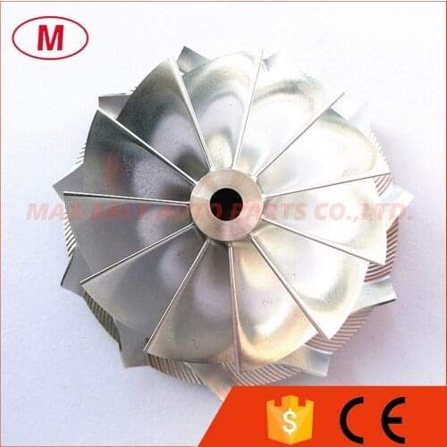 T04R Racing Turbocharger Aluminum 2024/Milling/Turbo Billet compressor wheel 64.39mm/84.00mm 11+0 blades for TURBO CHRA