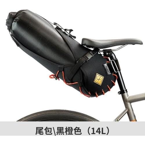 British restrap bicycle rear waterproof saddle bag 14L 8L