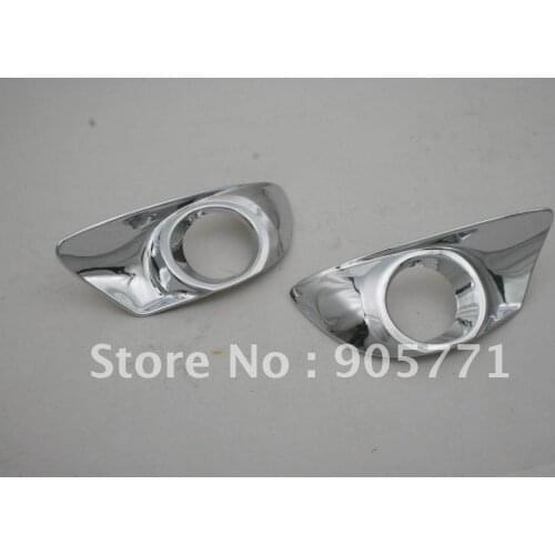 High Quality Chrome Front Fog Light Cover for Toyota Verso MPV free shipping