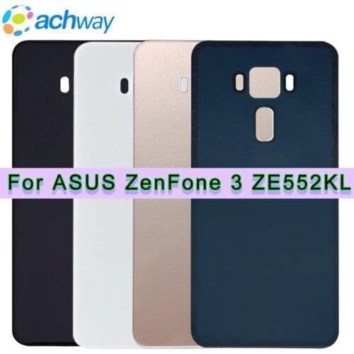 5.5" For Asus Zenfone 3 ZE552KL Back Battery Cover Door Rear Glass Housing Case For Asus ZenFone 3 Lite ZE520KL Battery Cover