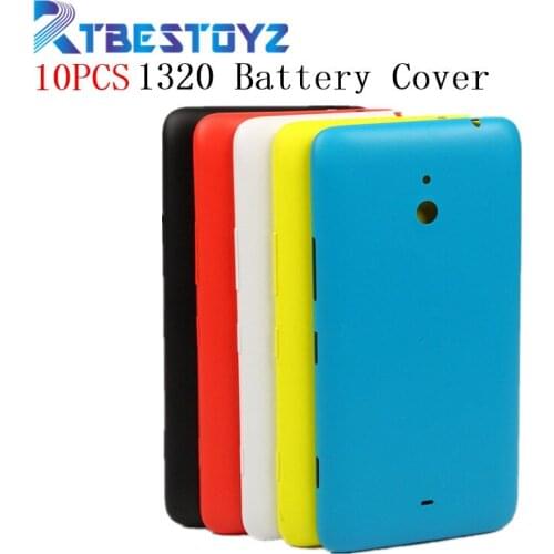 RTBESTOYZ 10PCS/Lot Back Cover For Nokia Lumia 1320 Battery Cover Plastic Candy Color Replace Phone Housing