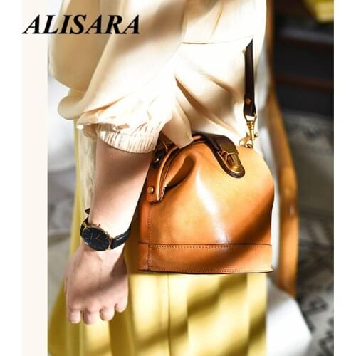Bag for women Genuine Leather Crossbody Bag Handmade bag vintage Handbag 2021 Designer Ladies classic Shoulder Bag