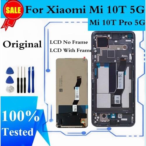 LCD For Xiaomi Mi 10T 5G 10T Pro 5G LCD Display Touch Screen Digitizer Assembly For Mi10T Pro 5G M2007J3SY Display Replacement