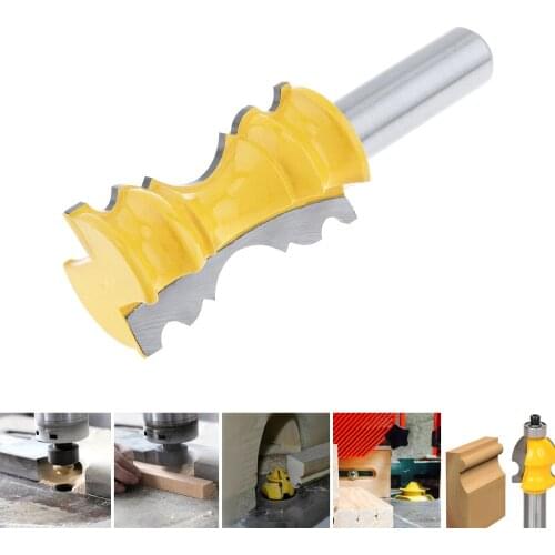 1/2 Inch Door String Course Milling Cutter 1-1/8 Inch Blade for Particle Board Multi-Layer Board Solid Wood Medium Fibre Board