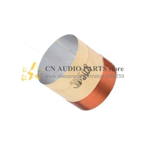 1 pcs ID: 50.8mm 2" OD: 52.25mm Skeleton: White aluminous 2F 8 ohm woofer bass loudspeaker speaker drive voice coil