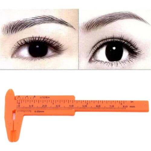 1pc Tattoo Accessories Eyebrow Positioning Ruler Microblading Makeup Reusable Measuring Eyebrow Permanent Guide Ruler Tools Hot