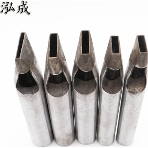 3-25mm DIY Leather Steel Metal Punch Tool Square Corner Right Angle Punch Rectangle Knife Punch Belt, Watch Belt Punch