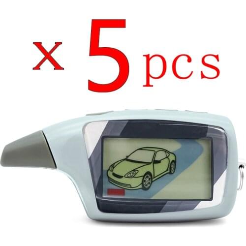 5 Pcs/lot For Scher-Khan Magicar 5 Russia version M5 Car remote for Scher Khan Magicar 5 lcd remote two way car alarm system