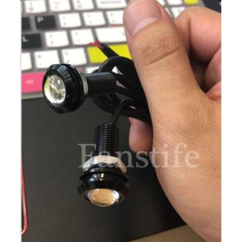 9w 18mm 12V led bulb motorcycle eagle eye waterproof LED lights Red Blue Green Yellow White