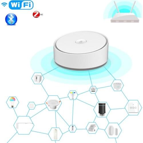 Tuya Zigbee Smart Bluetooth Gateway Smart Home Bridge Smart Life App Wireless Wifi Remote Control Works With Alexa Google Home