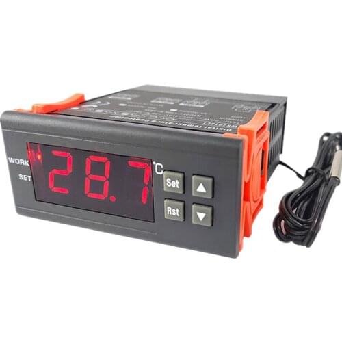 Digital Thermostat Temperature Controller Heating Cooling LED Display Temp Control Relay Thermoregulator