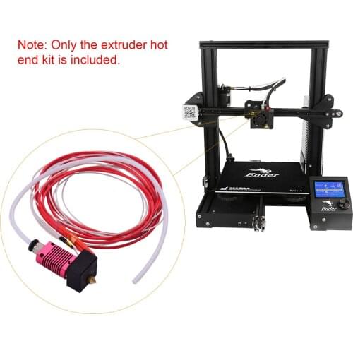 3D Printer Parts Assembled Extruder Hot End Kit with Aluminum Heating Block 0.4mm Nozzle Compatible with Ender 3/Ender 3 Pro