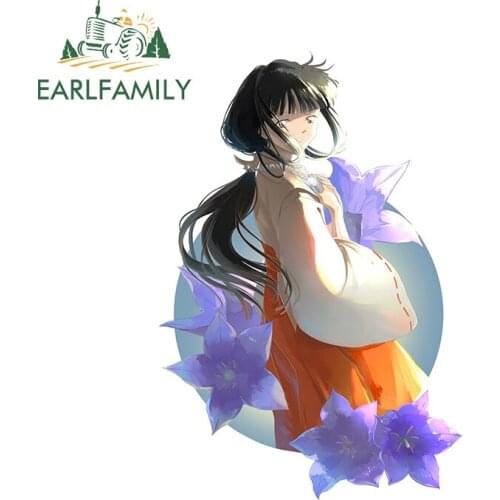 EARLFAMILY 13cm x 10.1cm for Inuyasha Waterproof Decal Scratch-proof Anime Snowboard Personality Camper Vehicle Car Stickers