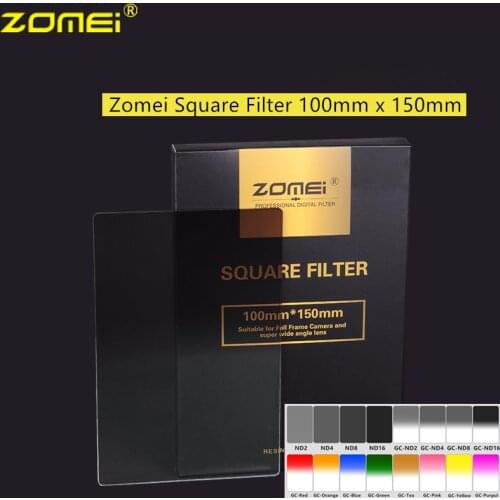 Zomei Square Filter 100mm x 150mm Gradual ND Graduated Gradient Neutral Density Gray GND2/4/8/16 for Cokin Z-PRO Series Filter