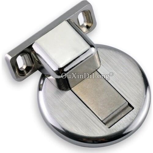 High Quality 4PCS/LOT Stainless Steel Magnet Door Stops Powerful Magnetic Door Holder Toilet Glass Door Hidden Doorstop