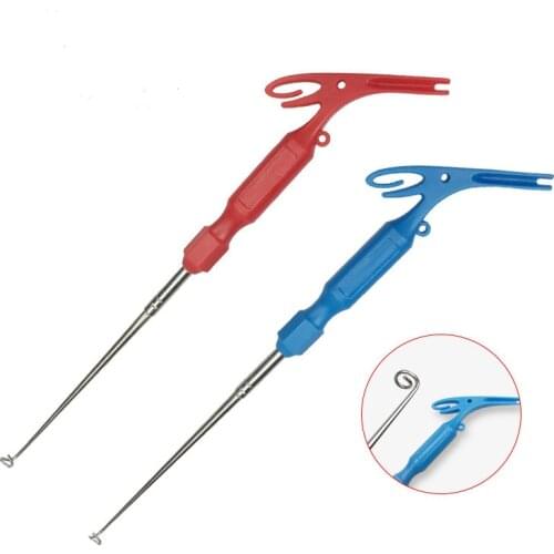 1pc New Fishing Quick Knot Tool Universal Nail Knot Tying Tools Loop Tyer Pen Shape Hook Remover Multi Fishing Tackle Accessory