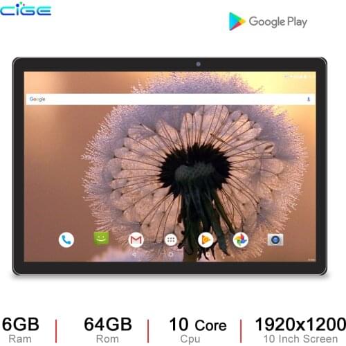 Global Version 10 inch tablet 10 Core 6GB RAM 64GB ROM Android 8 OS 1920x1200 IPS 5.0MP Camera 4G FDD LTE Type C GPS WiFi