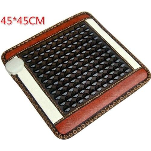 The new jade stone needle ms tomalin germanium stone cushion heating health electric heating cushion sofa cushion pad 45 * 45 cm