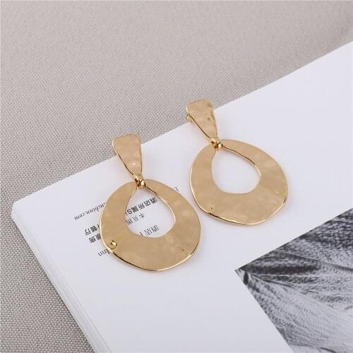 Fashion Geometry Simple Prevent Allergy Drop Earrings For Women Party Pendant Earring Jewelry Wholesale