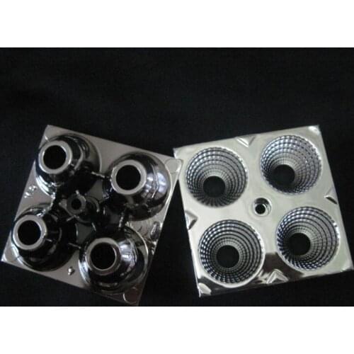 #EXGU-51 High quality Led Reflector Cup, Headlight Reflective Cup, Size: 51X51X14.1mm, Surface: Plating, PC Materials