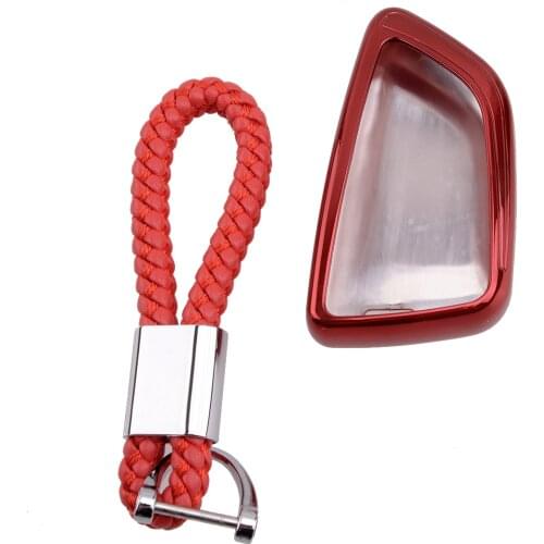 TPU Remote Key Case Cover Fob Shell Car Red Fit For BMW 1 2 3 5 6 7 8 Series X1 X2 X3 X4 X5 X6 X7 F40 F45 F46 G20 G30 G31 2020