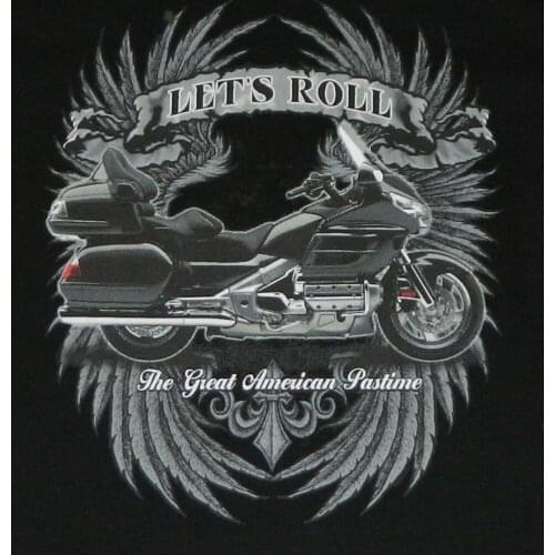 Japan Motorcycle Gold Wing Goldwing Gl1800 F6B Biker Lets Roll Fashion Clothing Men T Shirt New 3D Printed Cool Offensive Shirt