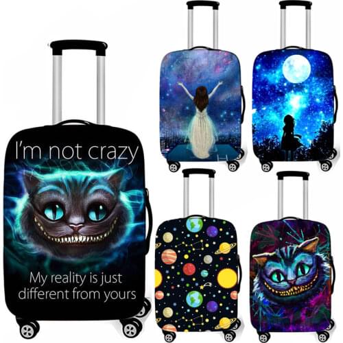 Galaxy / Universe / Cat Luggage Protective Cover for Travelling 18-32 Inch Trolley Case Suitcase Covers Travel Accessories