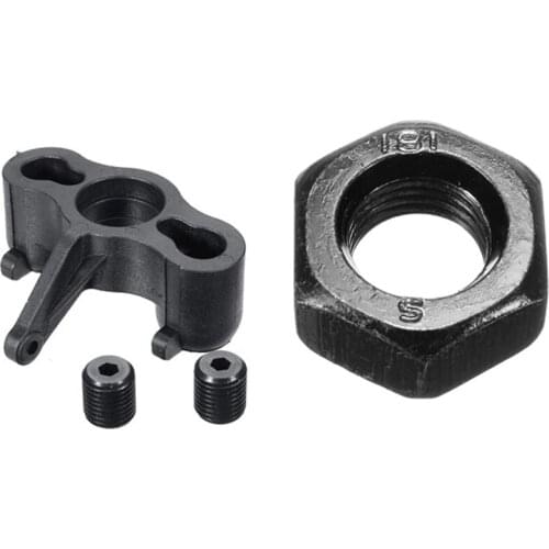 10Pcs M10 Metal Nut Wheel Hex M10XP1.0 NT002 for JLB Racing CHEETAH & 2PCS Steering Block Steering Knuckles Hub Carrier