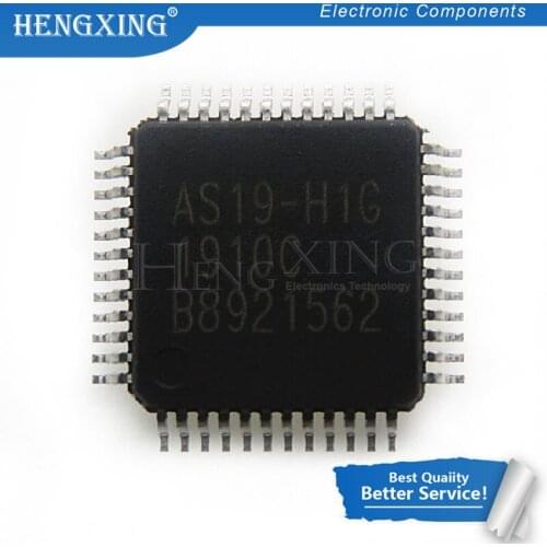 2pcs/lot AS19-H1G AS19-HG AS19 QFP-48 In Stock