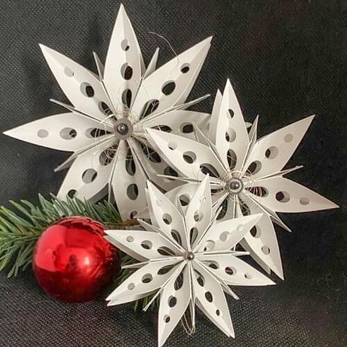 3D Flower Star Metal Cutting Dies Stencil Template For DIY Scrapbooking Embossing Paper Cards Album Making Craft Dies Cut