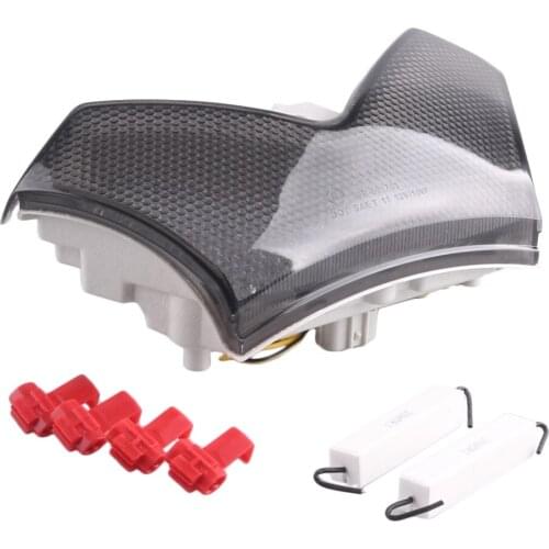 E-Mark For KAWASAKI NINJA ZX-14R Integrated Rear LED Turn Signal Light Brake Taillight Tail Lamp 2006-2010 Motorcycle Parts