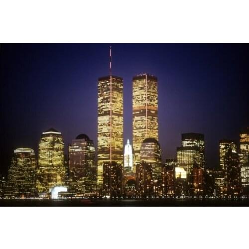 Night New York City Building skyline Mansion photo backdrop High quality Computer print scenic backgrounds