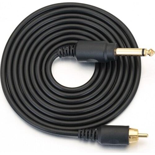 Hot! Premium Quality Silicone Soft Thick Tattoo RCA Cord For Tattoo Power Supply Machine Supply Wholesale